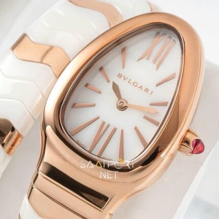 Bulgari Serpenti Yılan Modeli Rose Beyaz Seramik Super Clon Eta (2)