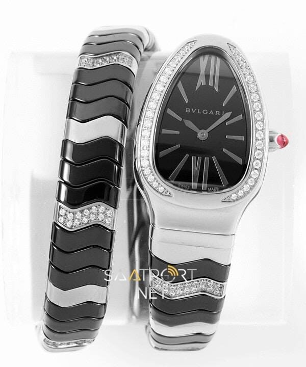 Bulgari Serpenti Yılan Modeli Siyah Tek Sarmal Super Clon Eta