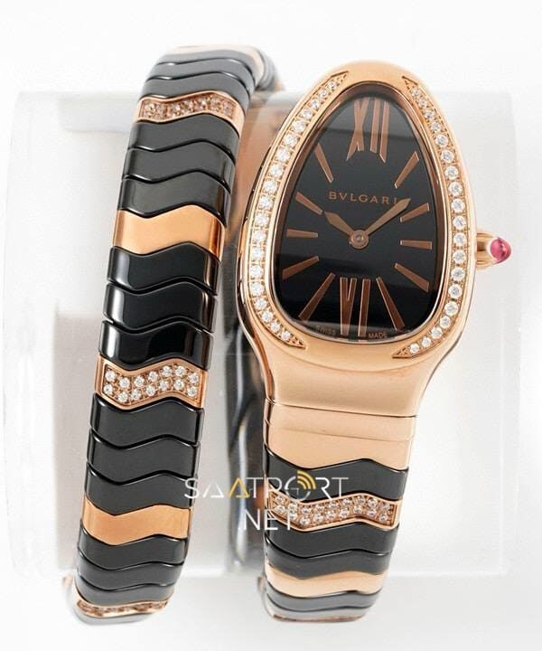 Bulgari Serpenti Yılan Modeli Tek Sarmal Taşlı Super Clon Eta