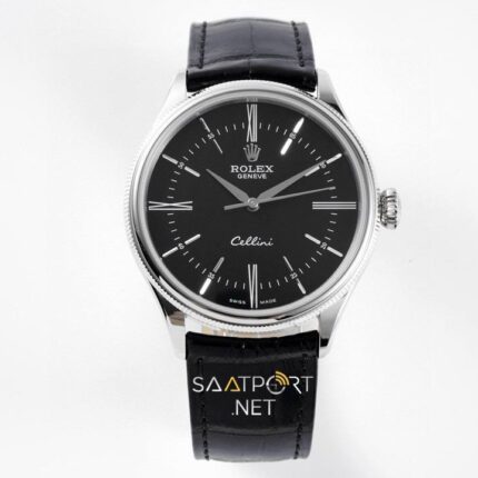 Rolex Cellini Time 39mm Black 50509 Super Clone Eta Saat