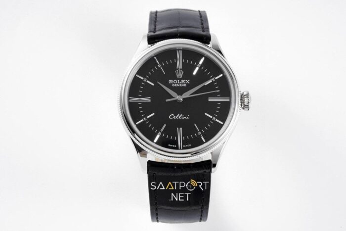 Rolex Cellini Time 39mm Black 50509 Super Clone Eta Saat