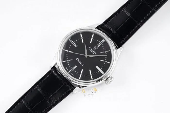 Rolex Cellini Time 39mm Black 50509 Super Clone Eta Saat (2)