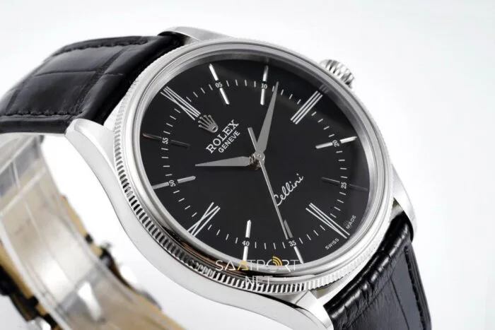 Rolex Cellini Time 39mm Black 50509 Super Clone Eta Saat (3)