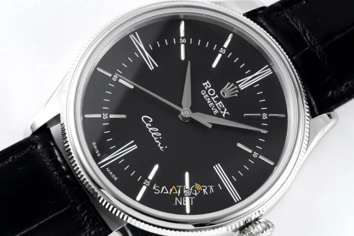 Rolex Cellini Time 39mm Black 50509 Super Clone Eta Saat (4)