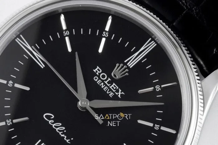 Rolex Cellini Time 39mm Black 50509 Super Clone Eta Saat (5)