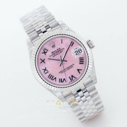 Rolex Datejust 36mm Pink Dial Super Clone Eta (5)
