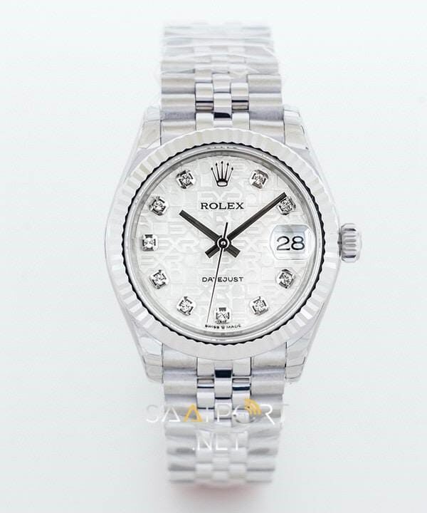 Rolex Datejust 36mm Sedef Kadran Baget Super Clone Eta