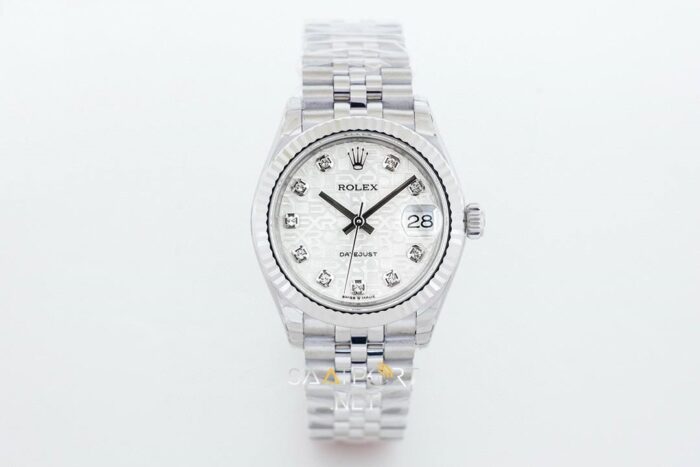 Rolex Datejust 36mm Sedef Kadran Baget Super Clone Eta