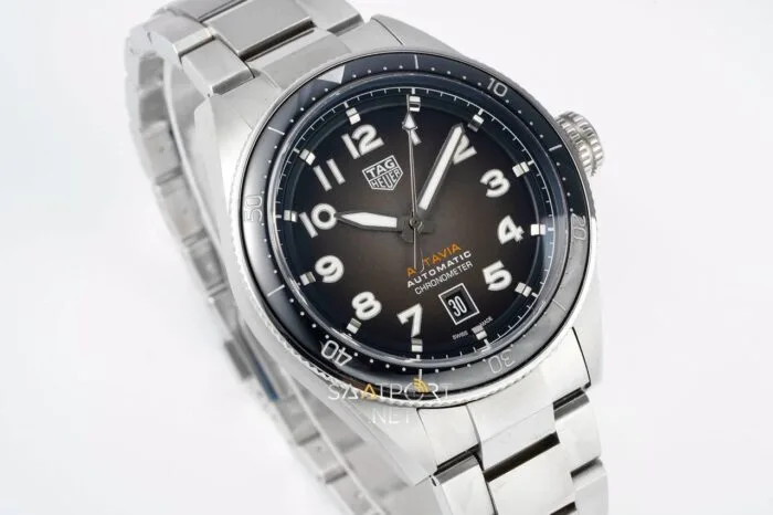 TAG Heuer Autavia 42mm Siyah Kadran Eta Saat (9)