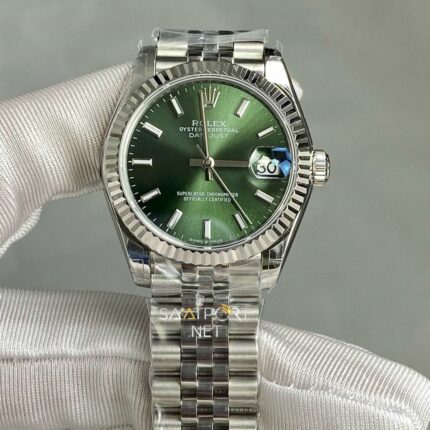 Rolex Datejust 31mm 278274 Green Dial Jubilee Super Clone Eta