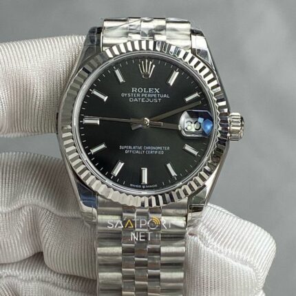 Rolex Datejust 31mm 126234 Black Dial Super Clone Eta