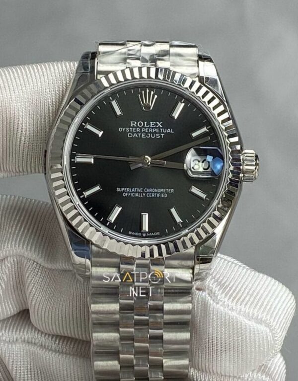 Rolex Datejust 31mm 126234 Black Dial Super Clone Eta