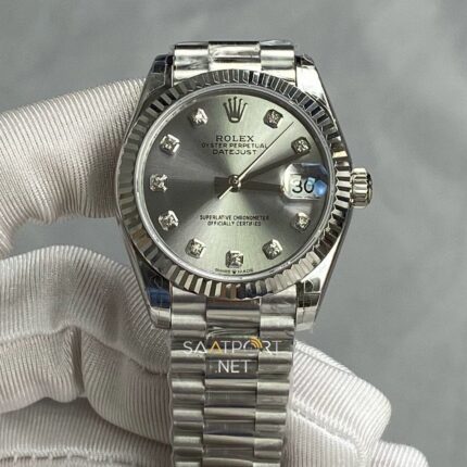 Rolex Datejust 31mm 126334 Gri Kadran Super Clone Eta