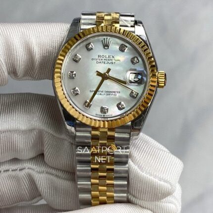 Rolex Datejust 31mm 178273 Sedefli Kadran Super Clone Eta