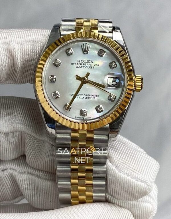 Rolex Datejust 31mm 178273 Sedefli Kadran Super Clone Eta