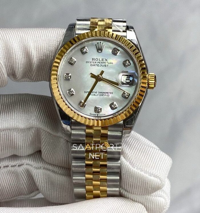 Rolex Datejust 31mm 178273 Sedefli Kadran Super Clone Eta