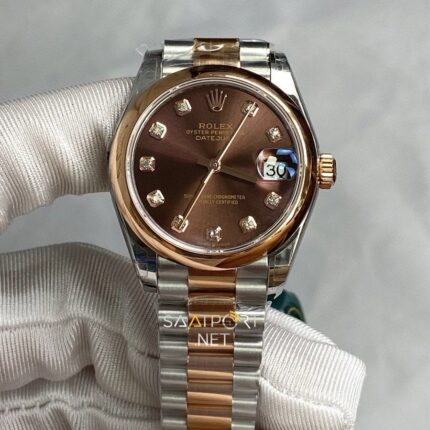 Rolex Datejust 31mm 278241 Everose Brown Super Clone Eta