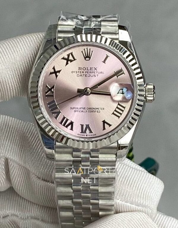 Rolex Datejust 31mm 278274 Pink Roman Dial Super Clone Eta