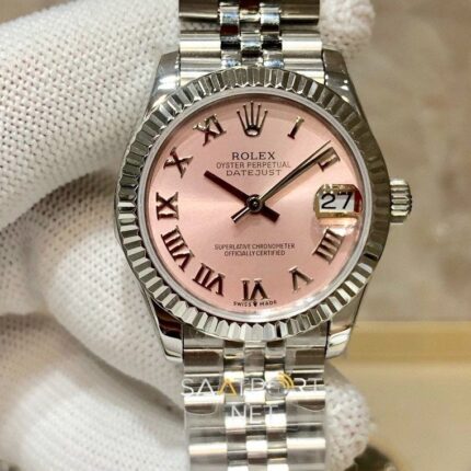 Rolex Datejust 31mm Bayan Pembe Roma Kadran Super Clone Eta