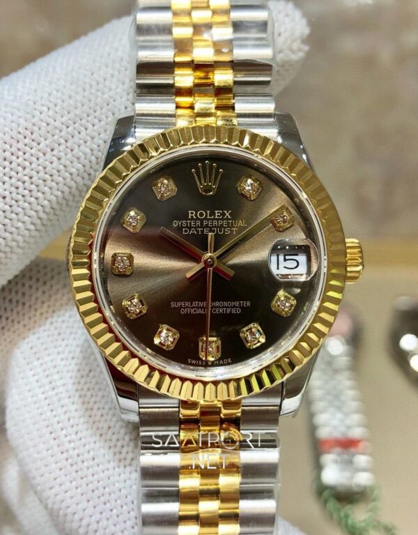 Rolex Datejust 31mm Brown Baget Dial 278273 Super Clone Eta