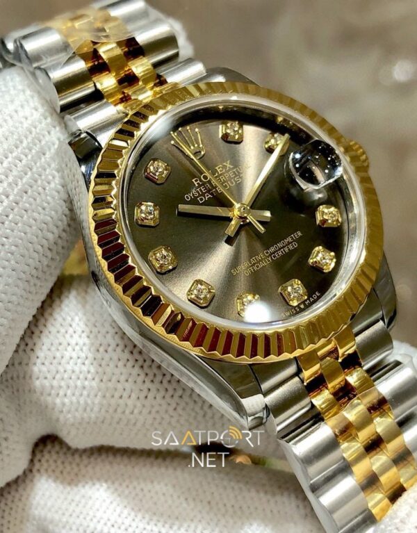Rolex Datejust 31mm Brown Baget Dial 278273 Super Clone Eta (5)