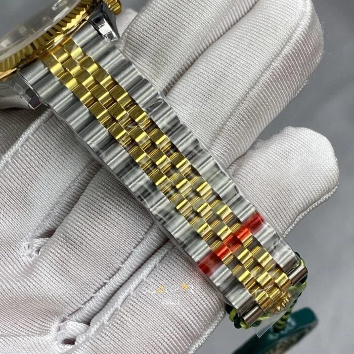 Rolex Datejust 31mm Yeşil Zeytin Pırlanta Kadran Super Clone Eta (3)