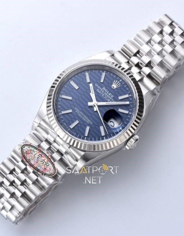 Rolex Datejust Motif Blue Clean Dandong 3235 Super Clone Eta