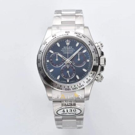 Rolex Daytona Blue 40 mm Clean 4130 Super Clone Eta