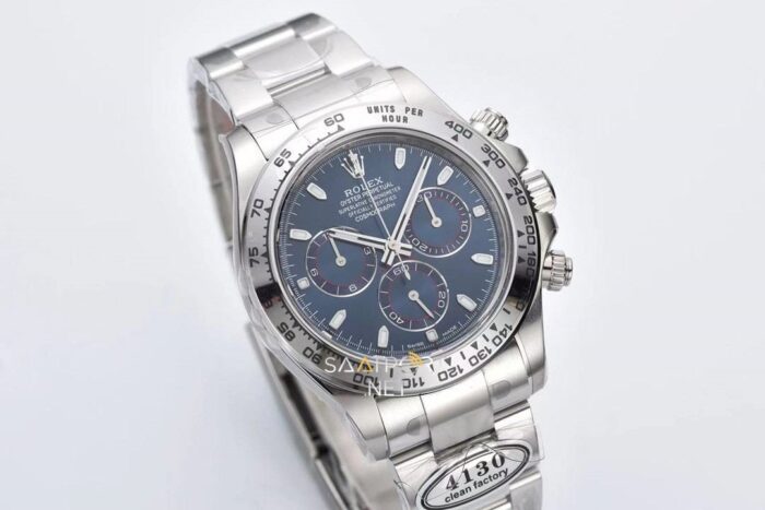 Rolex Daytona Blue 40 mm Clean 4130 Super Clone Eta