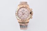 Rolex Daytona Sunduset Baguette Clean Super Clone Eta