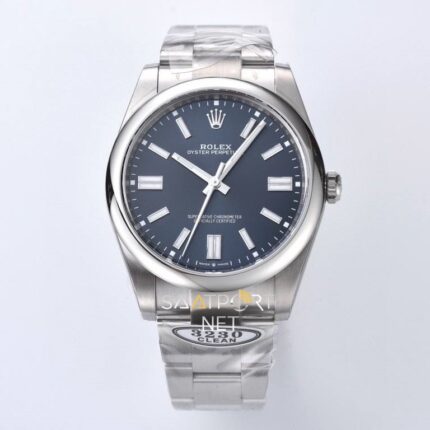 Rolex Oyster Perpetual 41mm Mavi Kadran 124300 Super Clone Eta