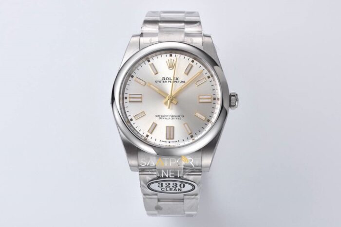 Rolex Oyster Perpetual 41mm Silver Dial 124300 Super Clone Eta