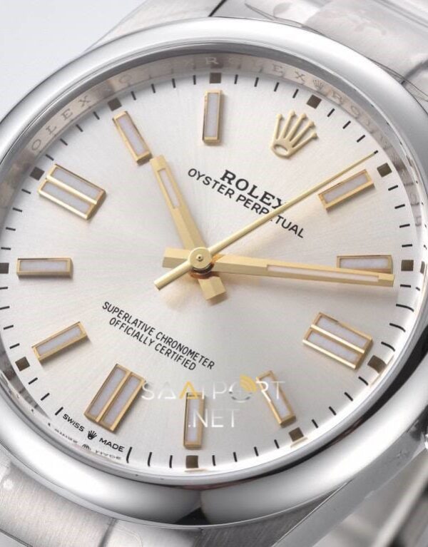 Rolex Oyster Perpetual 41mm Silver Dial 124300 Super Clone Eta