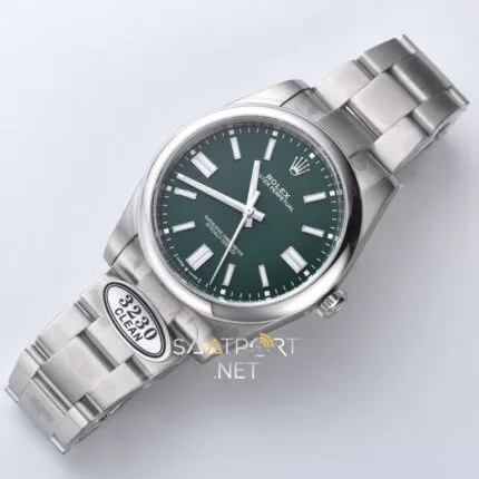 Rolex Oyster Perpetual 41mm Yeşil Kadran 124300 Super Clone Eta (4)