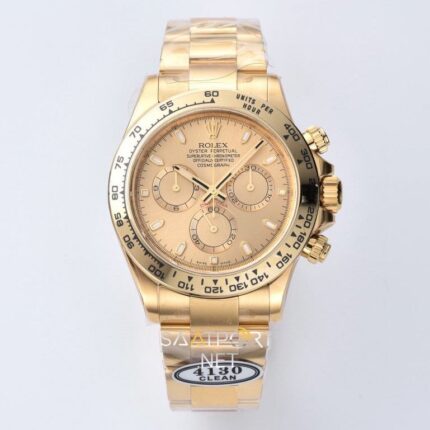 Rolex Daytona Full Gold Kadran 116518LN Super Clone Eta Clean