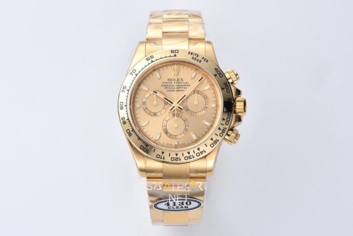 Rolex Daytona Full Gold Kadran 116518LN Super Clone Eta Clean