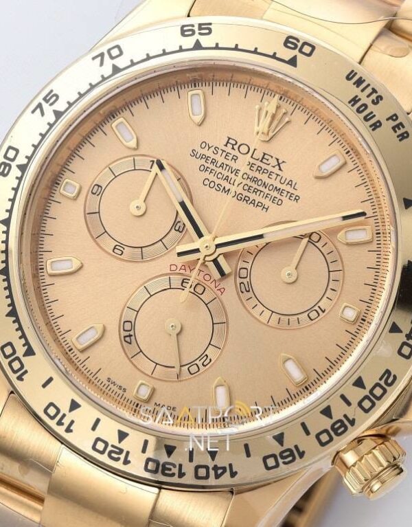 Rolex Daytona Full Gold Kadran 116518LN Super Clone Eta Clean (5)