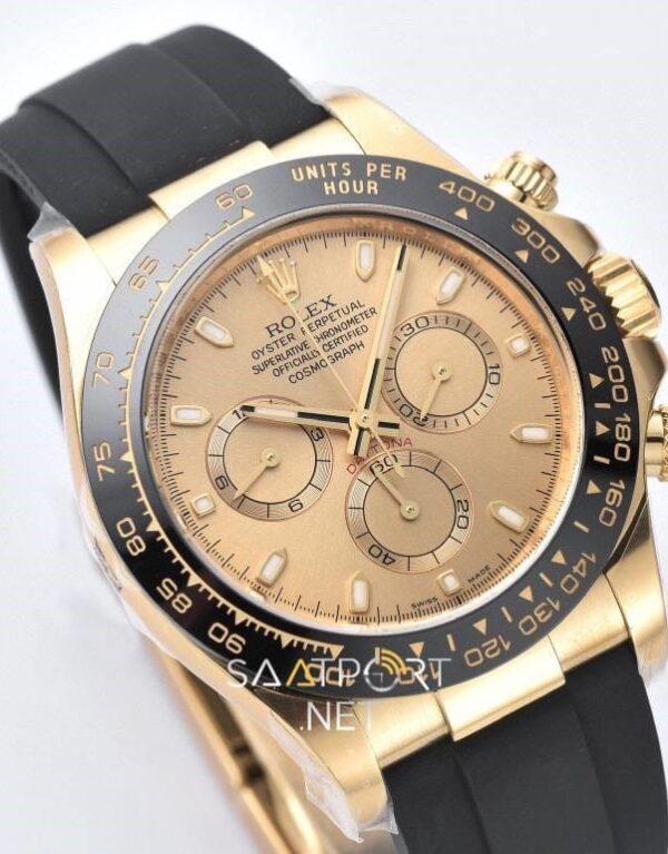 Rolex Daytona Gold Kadran 116518LN Super Clone Eta (8)