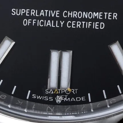 Rolex Oyster Perpetual 41mm Siyah Kadran Super Clone Eta Clean (5)