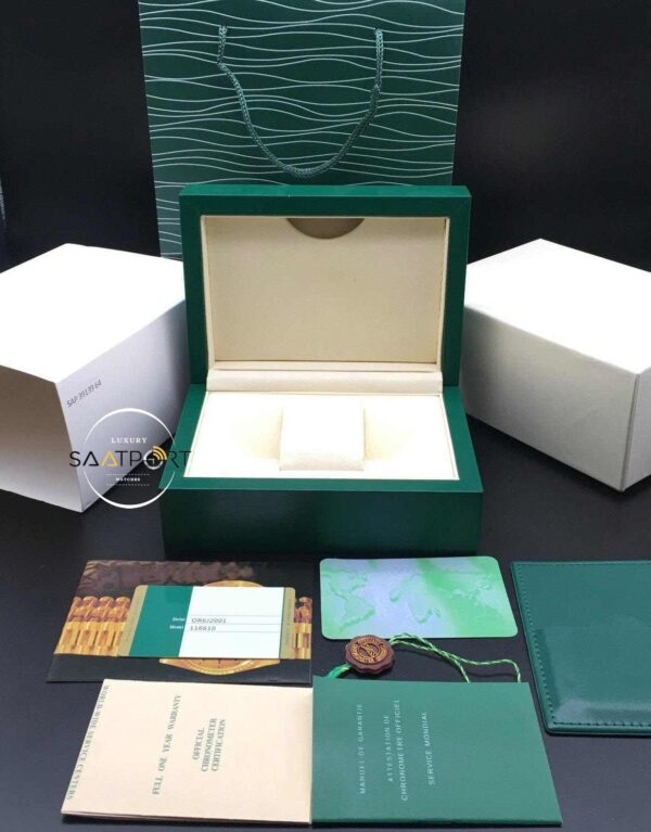 Rolex Saat Kutusu Full Set Sertifikalı Orijinal