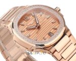 Patek Philippe Nautilus 7118 Full Taş Bezel 35mm Rose Kasa Eta