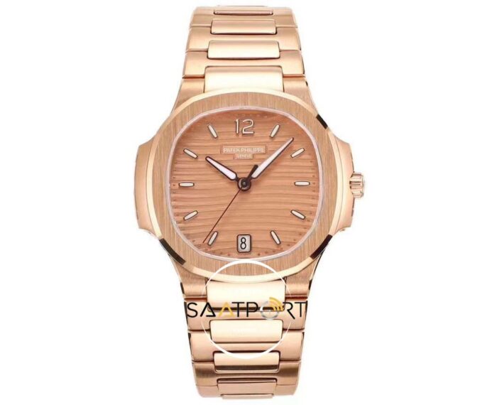 Patek Philippe Nautilus 7118 Pembe Kadran 35mm Rose Kasa Eta