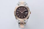 Rolex Datejust 41mm Brown Everose Jübilee 126331 Clean Factory