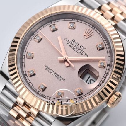 Rolex Datejust 41mm Pink 126331 Super Clon Eta