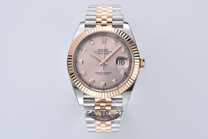 Rolex Datejust 41mm Pink 126331 Super Clon Eta