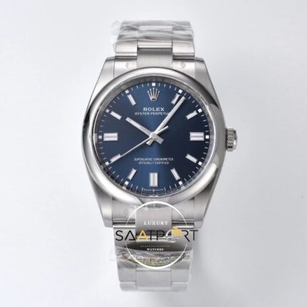 Rolex Oyster Perpetual 41mm Mavi Kadran Super Clone Eta