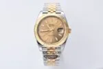 Rolex Datejust 41mm Gold Dial 126333 Super Clone Eta
