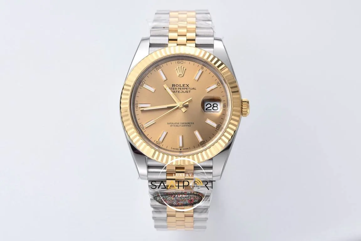 Rolex Datejust 41mm Gold Dial 126333 Super Clone Eta Rolex Datejust 41mm Gold Dial 126333 Super Clone Eta