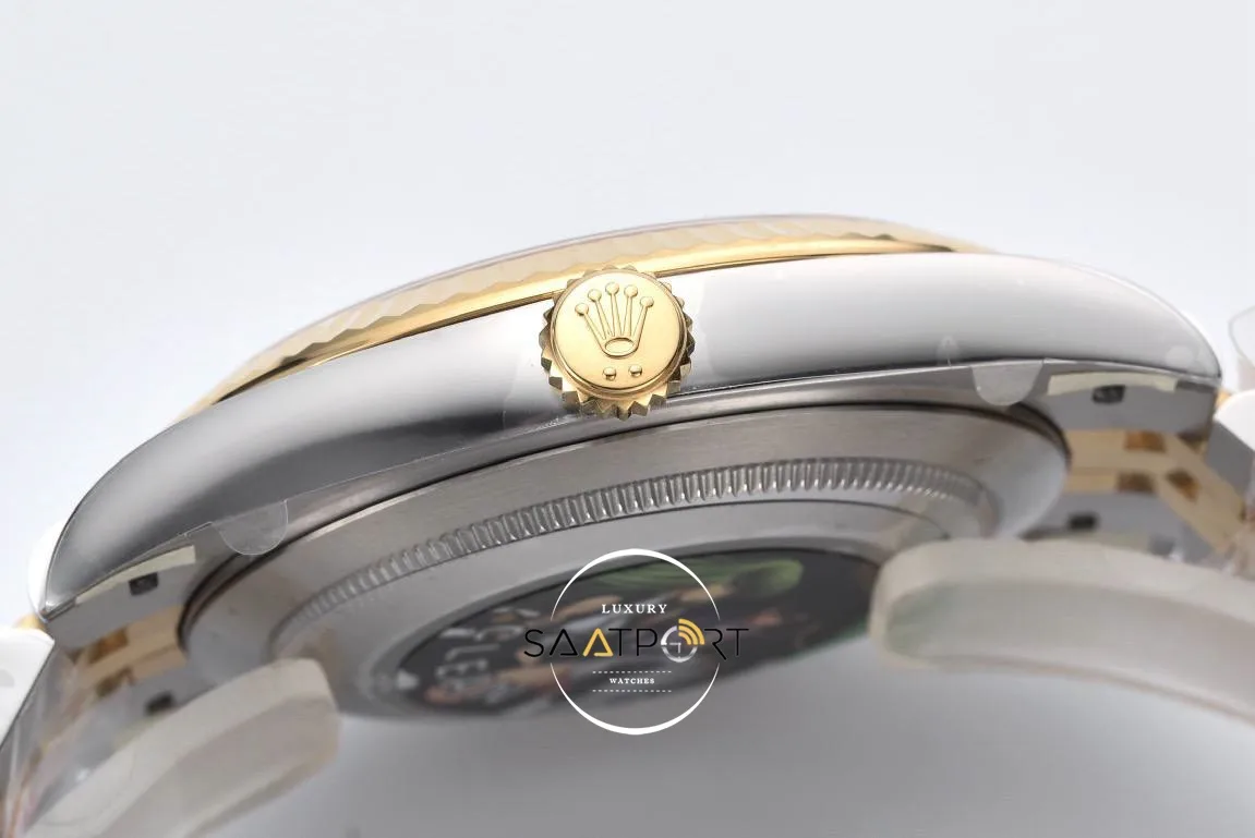 Rolex datejust 41mm Gold Dial 126333 super clone eta (3)