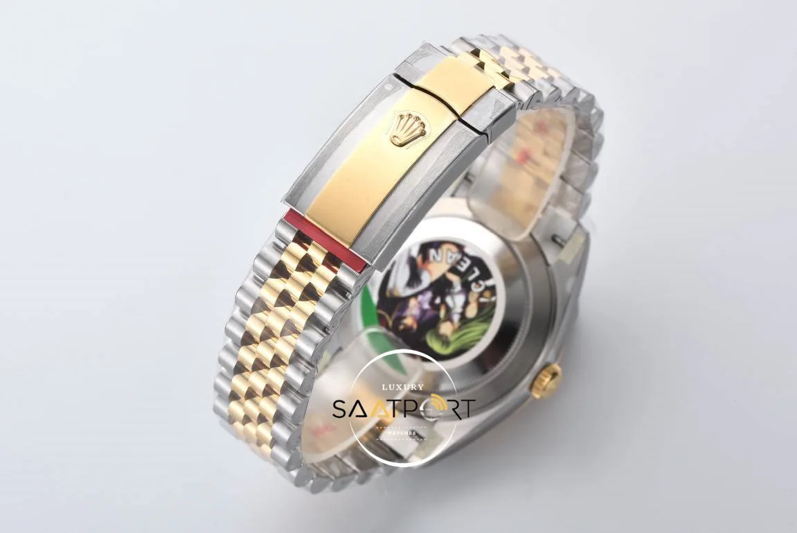 Rolex datejust 41mm Gold Dial 126333 super clone eta (6)